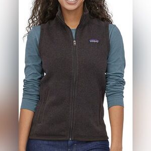 Patagonia small black better sweater fleece vest, some piling on front